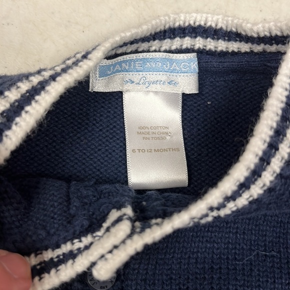 Janie and Jack infant sweater! - Picture 2 of 3